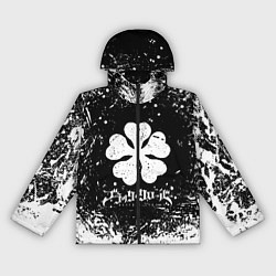 Ветровка с капюшоном женская ЧЁРНЫЙ КЛЕВЕР, цвет: 3D-черный
