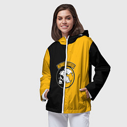 Ветровка с капюшоном женская Sans Frontieres, цвет: 3D-белый — фото 2