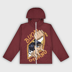 Ветровка с капюшоном женская Приключения ДжоДжо, цвет: 3D-белый