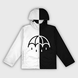 Ветровка с капюшоном женская BRING ME THE HORIZON, цвет: 3D-белый