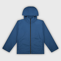 Ветровка с капюшоном женская 19-4052 Classic Blue, цвет: 3D-черный