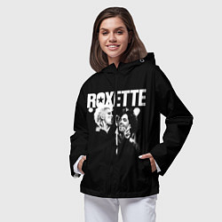 Ветровка с капюшоном женская Roxette, цвет: 3D-черный — фото 2