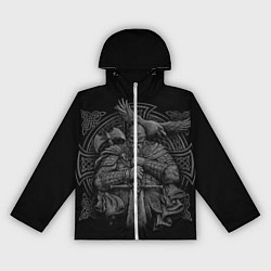 Ветровка с капюшоном женская Викинг, цвет: 3D-белый