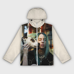 Ветровка с капюшоном женская BILLIE EILISH, цвет: 3D-белый