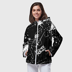 Ветровка с капюшоном женская My Chemical Romance, цвет: 3D-белый — фото 2