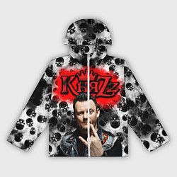 Ветровка с капюшоном женская Князь, цвет: 3D-белый