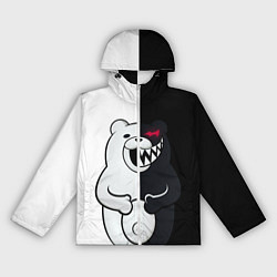 Ветровка с капюшоном женская MONOKUMA, цвет: 3D-белый