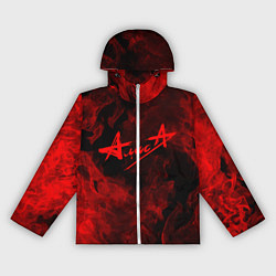 Ветровка с капюшоном женская АлисА, цвет: 3D-белый