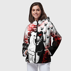 Ветровка с капюшоном женская MONOKUMA, цвет: 3D-черный — фото 2