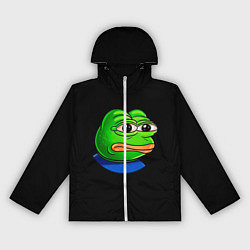 Ветровка с капюшоном женская Frog, цвет: 3D-белый