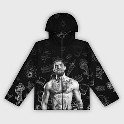 Ветровка с капюшоном женская CONOR McGREGOR, цвет: 3D-черный