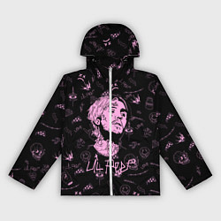 Ветровка с капюшоном женская LIL PEEP, цвет: 3D-белый