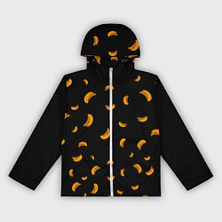 Ветровка с капюшоном женская Банана, цвет: 3D-белый