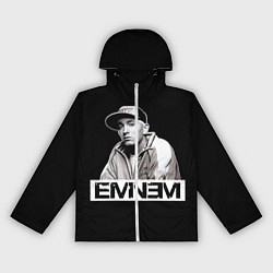 Ветровка с капюшоном женская Eminem, цвет: 3D-белый