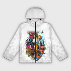 Ветровка с капюшоном женская PORTAL, цвет: 3D-черный