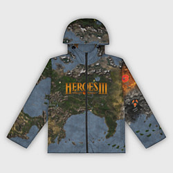 Ветровка с капюшоном женская ГЕРОИ 3, цвет: 3D-черный