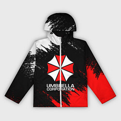 Ветровка с капюшоном женская UMBRELLA CORP, цвет: 3D-белый