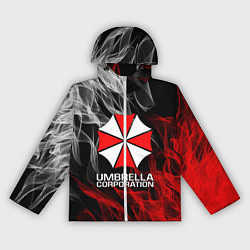 Ветровка с капюшоном женская UMBRELLA CORP, цвет: 3D-белый