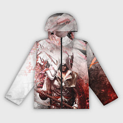 Ветровка с капюшоном женская ASSASSINS CREED, цвет: 3D-черный