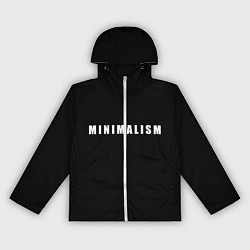 Ветровка с капюшоном женская Minimalism, цвет: 3D-белый