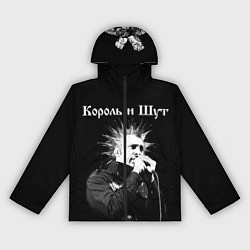 Ветровка с капюшоном женская Король и Шут Анархия спина, цвет: 3D-черный