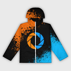 Ветровка с капюшоном женская PORTAL, цвет: 3D-белый