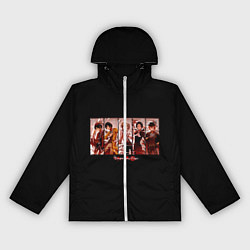 Ветровка с капюшоном женская Великий из бродячих псов, цвет: 3D-белый