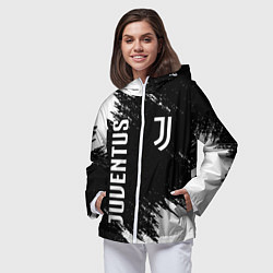 Ветровка с капюшоном женская JUVENTUS, цвет: 3D-белый — фото 2
