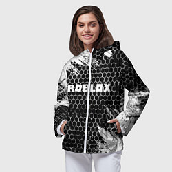 Ветровка с капюшоном женская ROBLOX, цвет: 3D-белый — фото 2