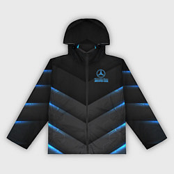 Ветровка с капюшоном женская Mercedes-AMG, цвет: 3D-черный