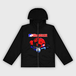 Ветровка с капюшоном женская LIMP BIZKIT, цвет: 3D-черный