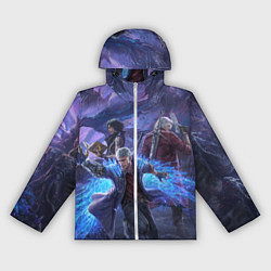 Ветровка с капюшоном женская DEVIL MAY CRY, цвет: 3D-белый