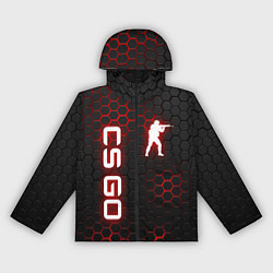 Ветровка с капюшоном женская CS GO, цвет: 3D-черный