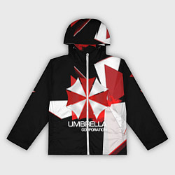 Ветровка с капюшоном женская UMBRELLA CORP, цвет: 3D-белый