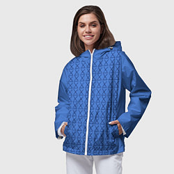 Ветровка с капюшоном женская Конь БоДжек Свитер, цвет: 3D-белый — фото 2