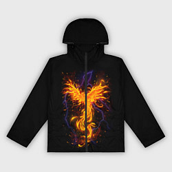 Ветровка с капюшоном женская Phoenix, цвет: 3D-черный