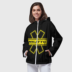 Ветровка с капюшоном женская NILETTO, цвет: 3D-белый — фото 2