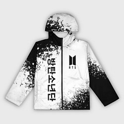 Ветровка с капюшоном женская BTS, цвет: 3D-черный