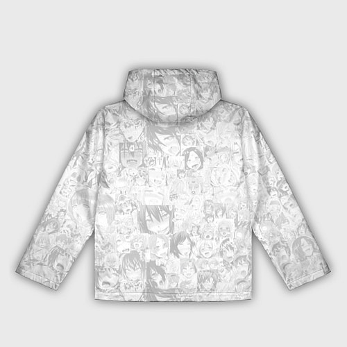 Женская ветровка Ахегао / 3D-Черный – фото 2