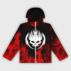 Ветровка с капюшоном женская THE OFFSPRING, цвет: 3D-белый