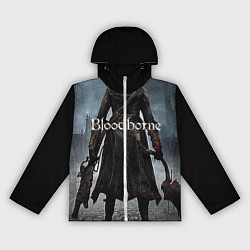 Ветровка с капюшоном женская Bloodborne, цвет: 3D-белый