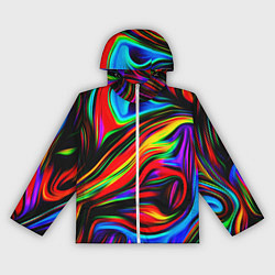 Ветровка с капюшоном женская ABSTRACT, цвет: 3D-белый