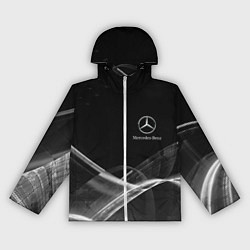 Ветровка с капюшоном женская MERCEDES, цвет: 3D-белый