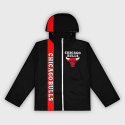 Ветровка с капюшоном женская CHICAGO BULLS, цвет: 3D-белый