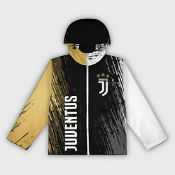Ветровка с капюшоном женская JUVENTUS, цвет: 3D-белый