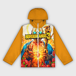 Ветровка с капюшоном женская Borderlands 3, цвет: 3D-белый