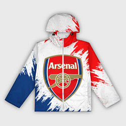Ветровка с капюшоном женская ARSENAL, цвет: 3D-белый