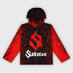 Ветровка с капюшоном женская Sabaton, цвет: 3D-черный