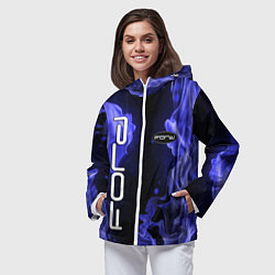 Ветровка с капюшоном женская FORD, цвет: 3D-белый — фото 2