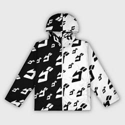 Ветровка с капюшоном женская JoJo Bizarre Adventure, цвет: 3D-белый